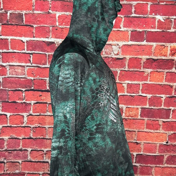 American Fighter Men's Graphic Long Sleeve Hooded T-Shirt - Size: 2XL- NWT - Picture 8 of 12